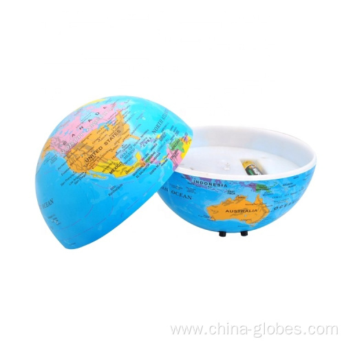 Children's Rotating World Globe Interactive with Countries